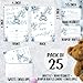 We Can Bearly Wait Baby Shower Invitations, 25 Sets Blue Bear Baby Shower Invites with Envelopes, Diaper Raffle Tickets & Books for Baby Cards, Blue Gender Reveal Party Supplies Decorations-A07