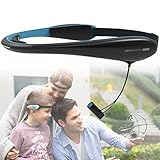 NAIQIALUO Diadema De MeditacióN Biosensora,Sensores De Frecuencia CardíAca Y Ondas Cerebrales para Medir La RespiracióN,El VFC,La PresióN,El Enfoque Y Los Estados De Calma