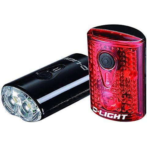 EyezOff USB Rechargeable LED Bicycle Lights Front/Rear Set Cover