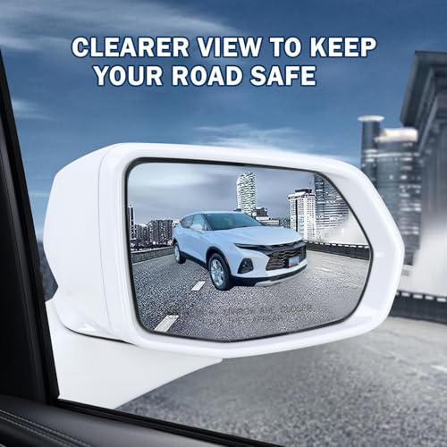 Lqito Right Passenger Side Mirror Compatible With 2019 2020 2021 2022 2023 2024 2025 2026 Chevy Blazer With Manual Folding Power Glass Heated Super WHite Replace#84698487(5Pins) by Lqito - Used condition - Image 6