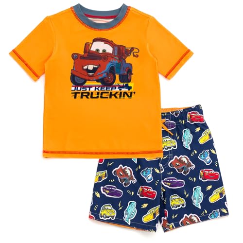 Ensemble maillot de bain Cars UPF 50+ bloquant les UV pour protéger la peau