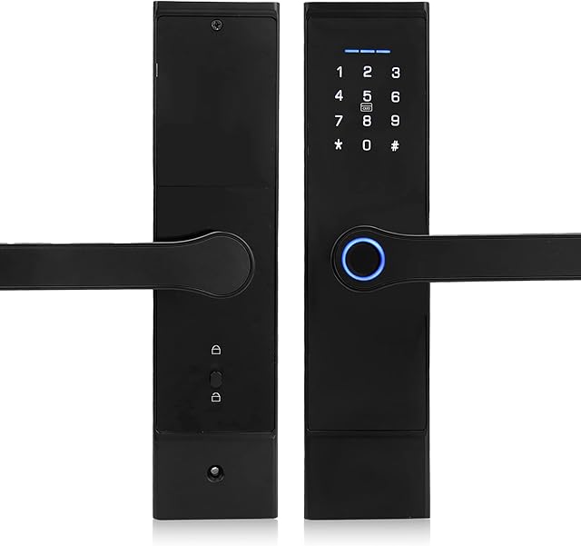 Fingerprint Smart Lock, Keyless Entry Door Lock, Touchscreen Smart Door Lock with Password | IC Card | Tuya Smart Door Lock