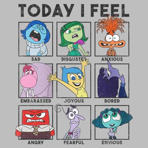 Girl's Inside Out 2 Today Moods T-Shirt2