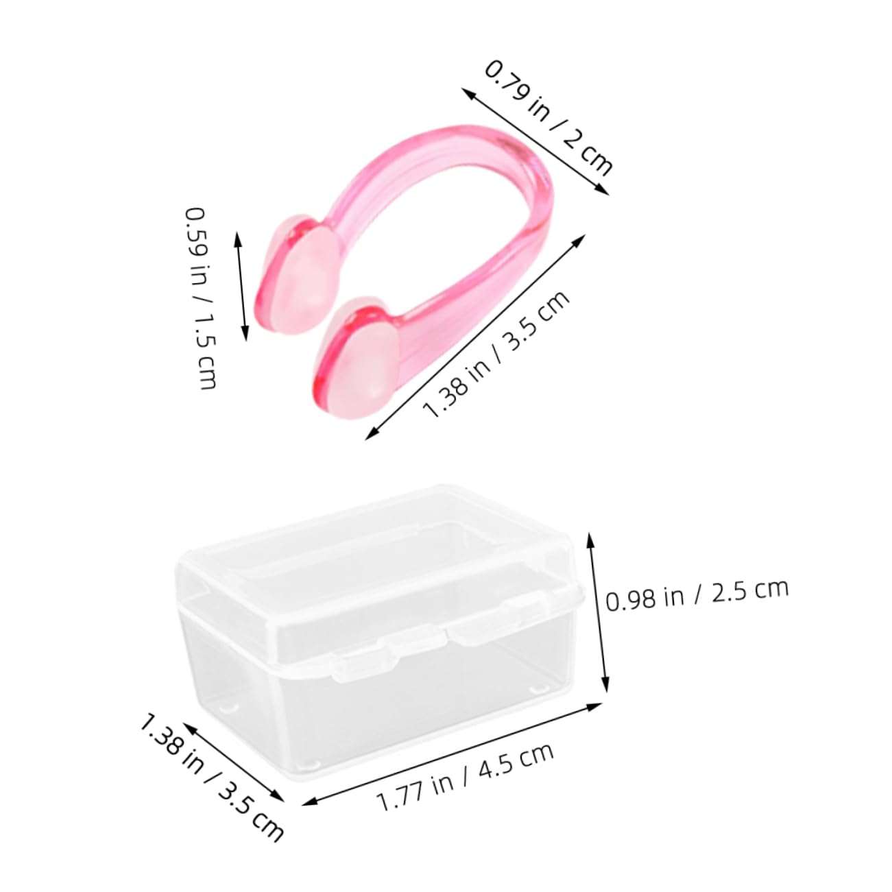 NAMOARLY 5pcs Boys and Girls Nose Clips for Swimming Diving Nose Clip Anti-Slip Design Comfortable Swim Nose Plugs for Swimmers