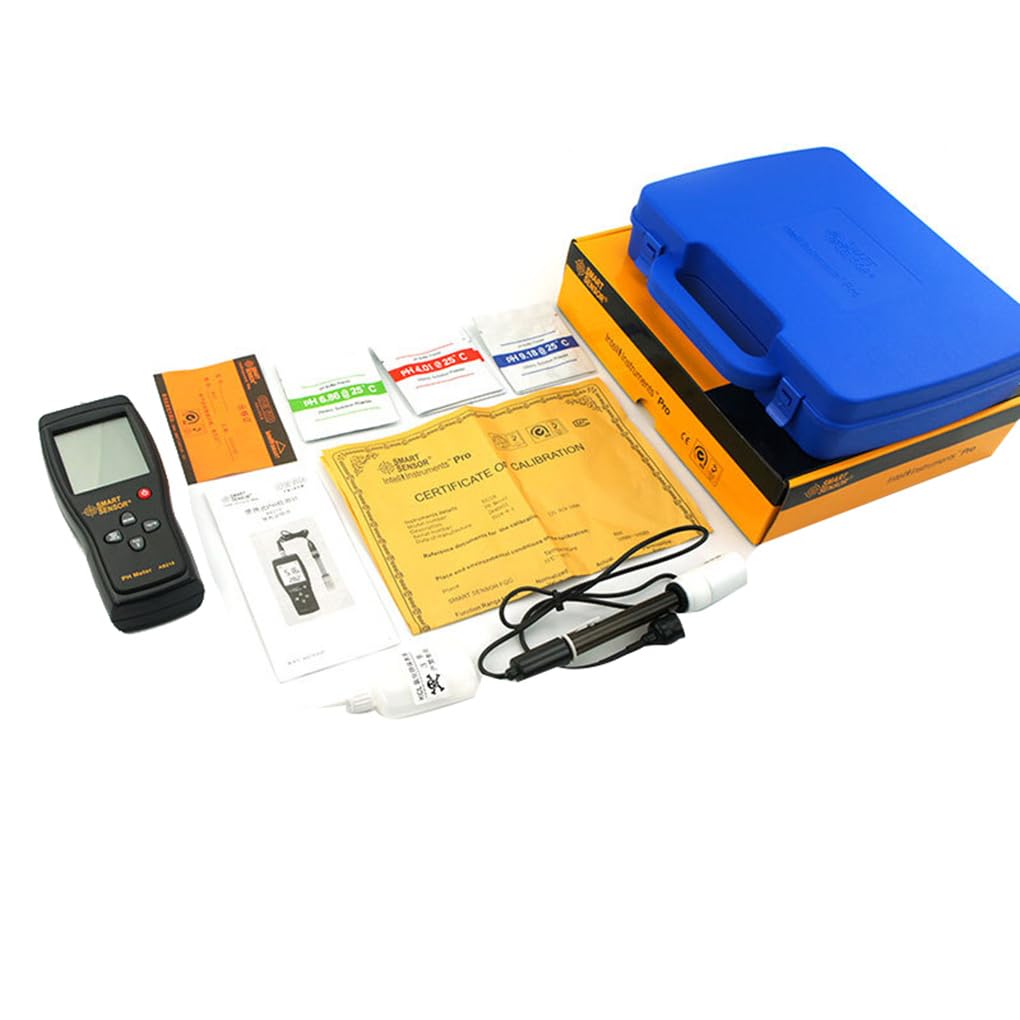 Medidor de temperatura de PH con pantalla Digital, bebida portátil para pecera, 0,00~14,00 pH, probador ácido agua, termómetro preciso
