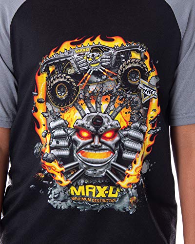 Pyjama Monster Jam Max-D ensemble t-shirt et short pour garçon taille 10/12 ans