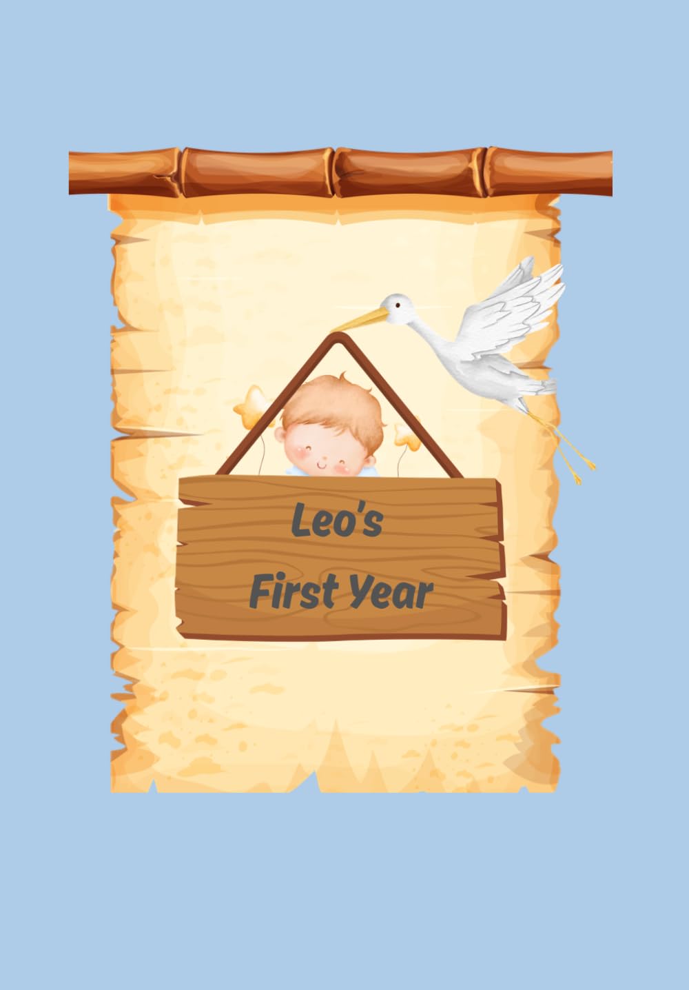Leo's First Year: A Baby Memory Book