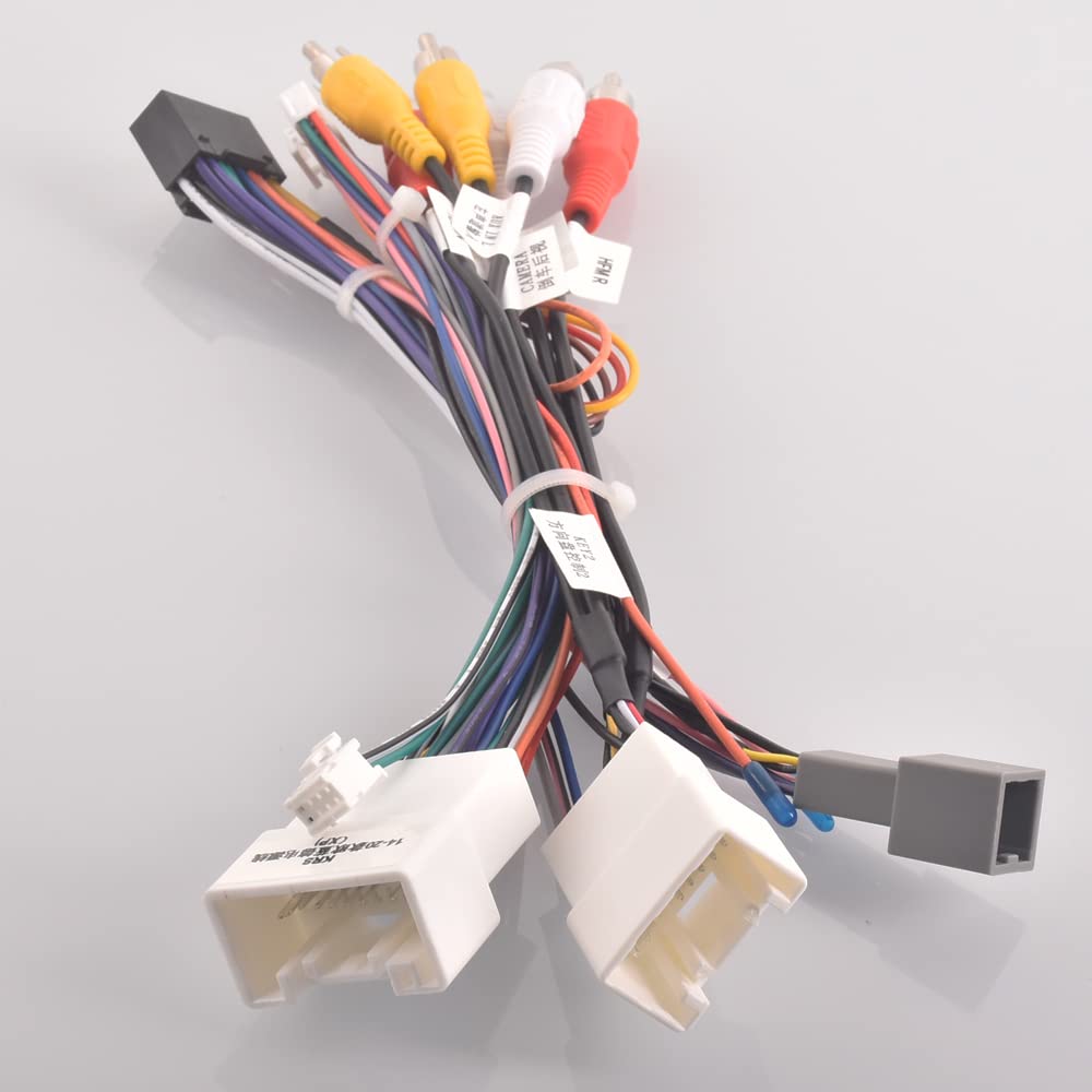 Faisceau Câble Autoradio 16 Broches Pour Mitsubishi Pajero V73/V60/Outlander (2006-2008) - Installation Facile Et Audio Stable
