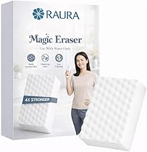 Magic Eraser Cleaning Sponge | Pack of 4 | Chemical-Free, Multi-Purpose Wipe for Effortless Cleaning of Kitchen, Bathroom, Walls, Shoes & More – Tough on Stains, Gentle on Surfaces