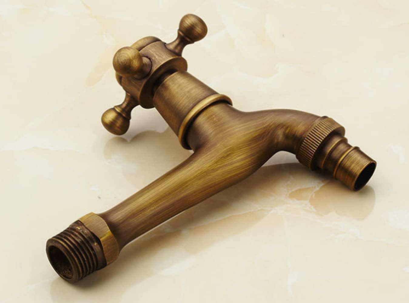 Rubinetto da Cucina in Bronzo Antico in Ottone Vintage per Cucina, Bagno, Giardino, Lavanderia (Monouso 1)