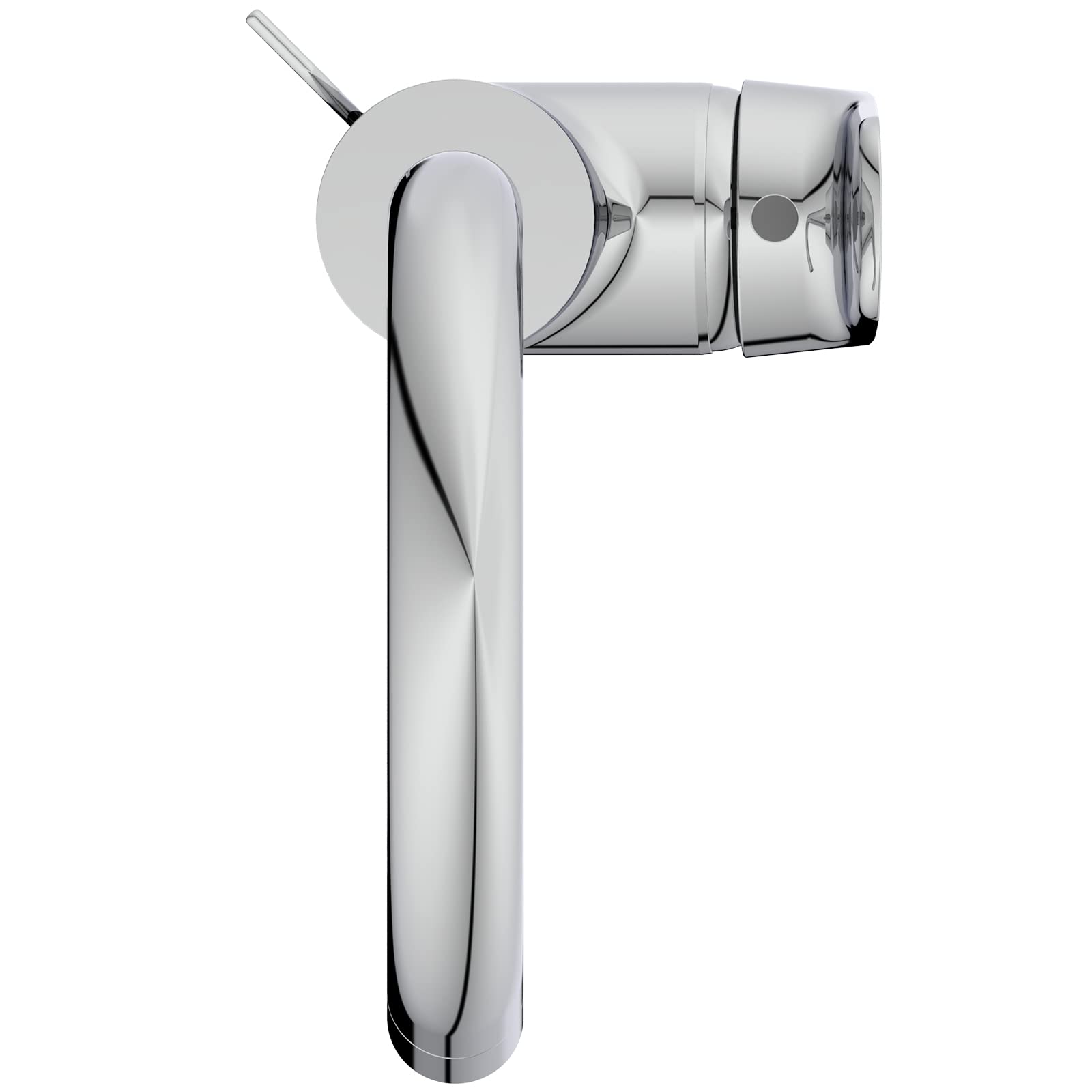 Ideal Standard Ceraflex Rubinetto per lavabo, altezza bocca 191 mm, rubinetto per bagno a risparmio idrico, con piletta di scarico, montaggio rapido – Cromato (116x206x288 mm)