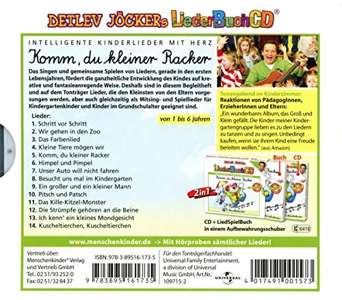 Komm,du Kleiner Racker Liederbuch-CD