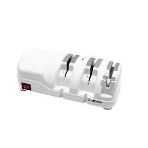 198H-SPK Professional Electric Knife Sharpener Versatile 3 Stages Monocrystalline Diamond Wheels Overheat Protection Ultra-Quiet Motor Quick Knife Sharpening