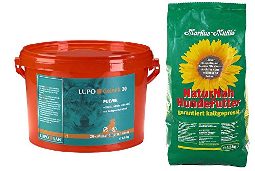 Luposan Lupo Gelenk 20 Pulver 2400g + 1,5kg NaturNah Hundefutter gratis!!!