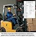 20 Pack Forklift Operator Daily Checklist,Single Copy Contains 30 Sheets, Bilingual Forklift Checklist Inspection Book,2-Ply,Carbonless,Daily Educational Training Reference for Workplace Safety