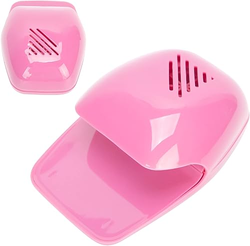 Mini secador de gel de esmalte de uñas, secador de uñas portátil con ventilador y lámpara de esmalte de uñas ligero, herramienta sopladora adecuada