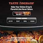 COSORI Air Fryer 9-in-1, Compact & Large 6-Qt, Fast Turbo Modes, 90-450°F Even Results, Precision Heating, Up to 95% Less Oil*, Roast, Bake, Dry, Reheat, Frozen, Broil, Proof, 120V, TurboBlaze, Grey - Image 2