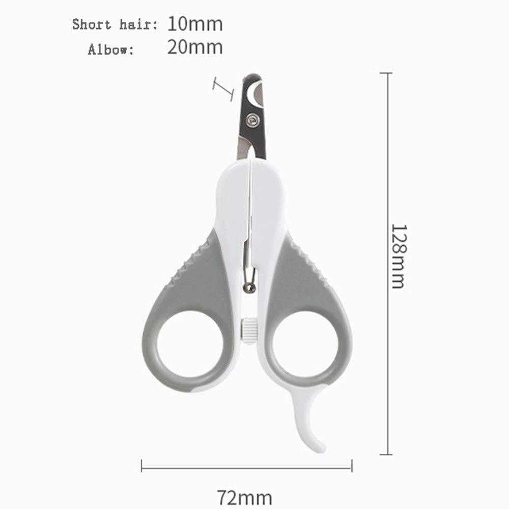 Pet Nail Clippers pour Petits Animaux Meilleur Chat Coupe-Ongles Griffe Trimmer pour La Maison Toilettage Trousse De Toilette Outil Professionnel pour Tiny Cat,Flat