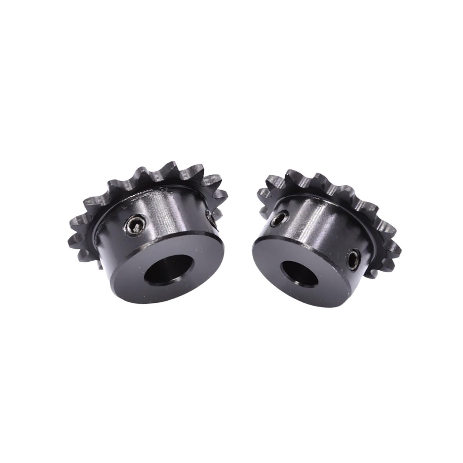 Bevel Gear Pinion Hardware Mechanical 12-20 Tooth Industrial Sprocket Wheel Motor Chain Drive Sprocket 04C Chain Gear 45# Steel Bore 12mm(12 Teeth)