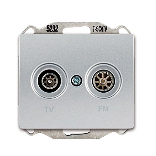 Preisvergleich Produktbild Siemens flexiblem TV / FM Alu Silver Delta Iris