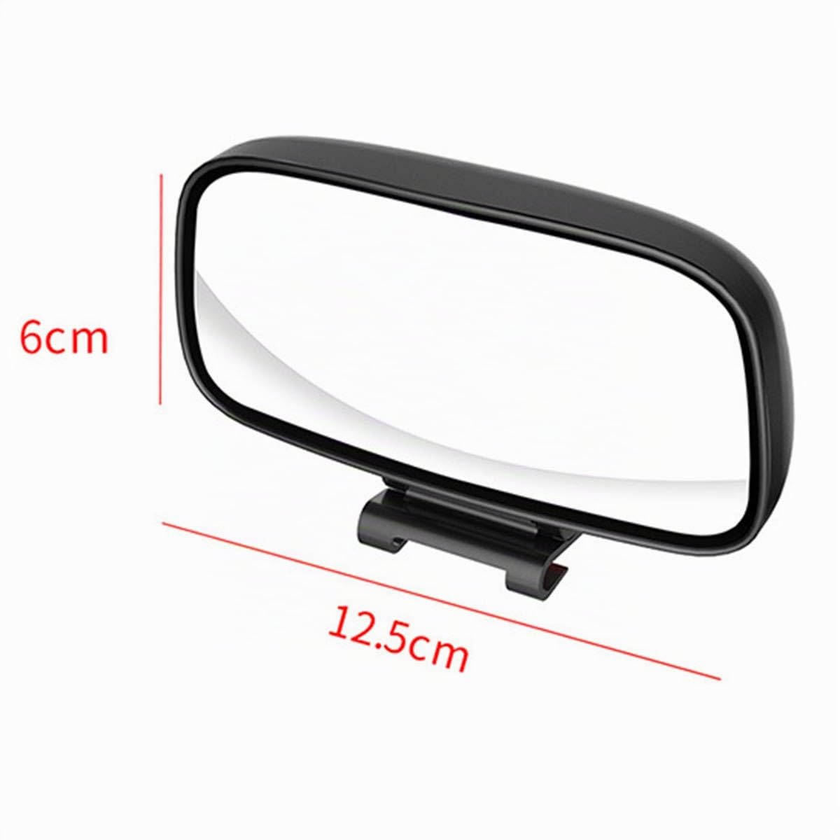 Rétroviseur d'angle mort, Miroir d'angle Mort pour Voiture Grand Angle 360 Réglable Rétroviseur 2pcs | Esenlong Lot de 2 rétroviseurs universels pour angle mort - Rotation - Grand angle réglable - Noir