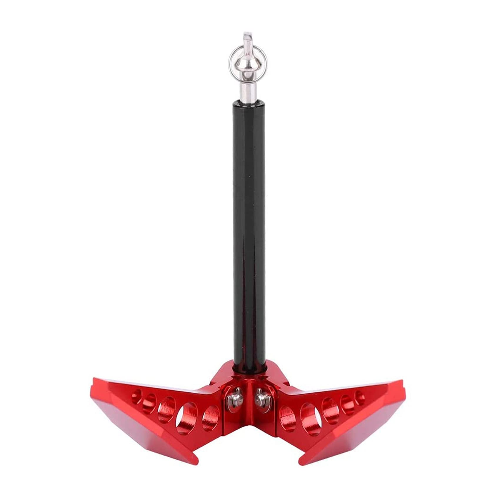 Ancoraggio per argano auto telescopico universale in metallo, ancoraggio per verricello pieghevole, per ciniglia auto con 1/10, TRX4 SCX10 D90 CC01