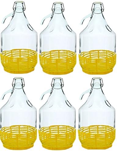 10L Glas Gärballon Set - Weithals Gärbehälter Für Wein, Met & Saft Mit Gärröhrchen