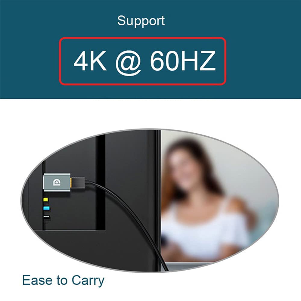 Xiwai 8K 60Hz DisplayPort 1.4 (DP) mannelijk naar DP vrouwelijk adapter