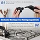 12 Stück Dampfreiniger Zubehör für Kärcher Easyfix SC1 SC2 SC3 SC4 SC5, Handdüse Ersatzteile Set inkl Rundbürsten Düsenaufsätze Mikrofasertuch Dampfreiniger Ersatzteile Fugenbürste Schaber