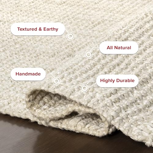Tapete Decorativo nuLOOM Daniela Off-White 6x9 pies miniatura 6