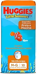 Fralda Infantil Little Swimmers M/G, 10 Unidades, Huggies