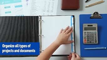 Amazon.com : Avery 12 Tab Dividers for 3 Ring Binder, Easy ...