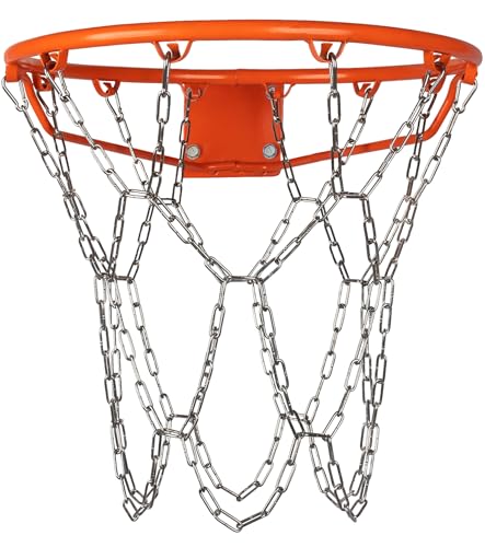 LAO XUE Heavy Duty Stainless Steel Chain Basketball Net Replacement