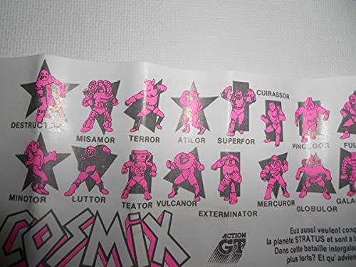 キン消し フランス製 COSMIX コズミックス MONSTRUS ハリウッドの超大