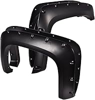 G-PLUS Fender Flares for 07-13 Chevy Silverado 1500 & 07-14 2500/3500HD Long Bed - Durable UV-Resistant Black Wheel Protectors, Easy No-Drill Install, 4pcs