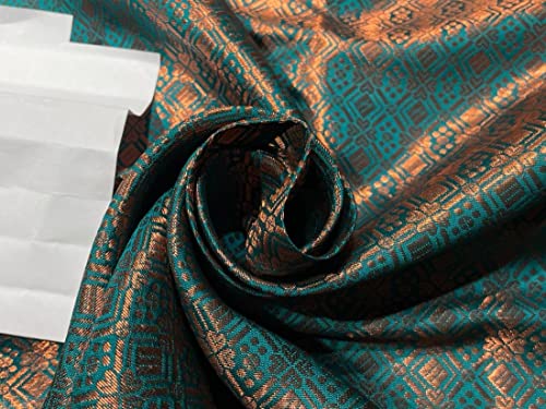 Tissu jacquard brocart 112 cm BRO835 pour couture créative