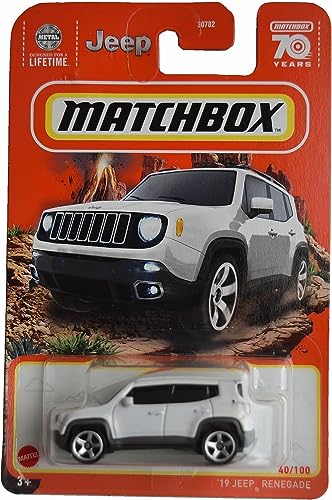 Matchbox '19 Jeep Renegade, White 40/100