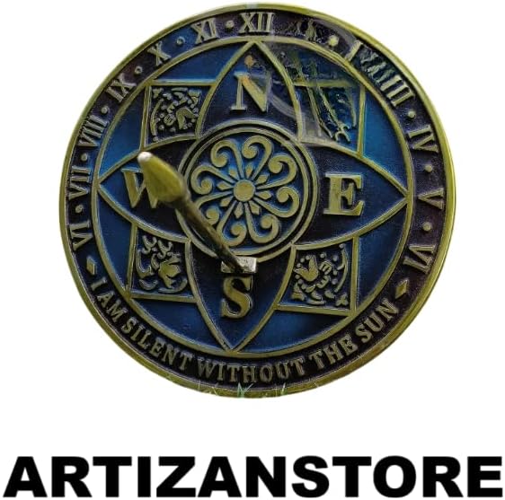 Brass Garden Sundial – Brass Rosette Sundial.