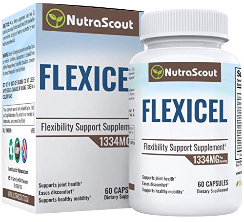 Flexicel #1 Natural Pain Relief Supplement | 11-in-1 Anti Inflammatory, Mobility & Flexibility Support | Turmeric, MSM, Ginger, Chondroitin, Boswellia & Bromelain | 60 Vegetable Caps