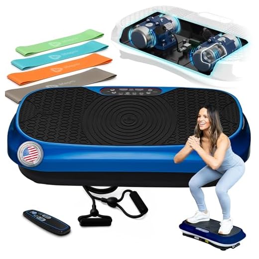 Lifepro Waver Mini Vibration Plate - Whole Body Vibration Platform Exercise Machine - Home & Travel Workout Equipment for Weight Loss, Toning & Wellness - Max User Weight 260lbs