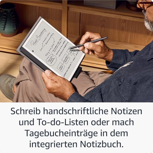Amazon Kindle Scribe (64 GB) – Neuartiges Display mit gleichmäßigem Rahmen | Schreib einfach in Bücher und Dokumente… – Ansicht 6
