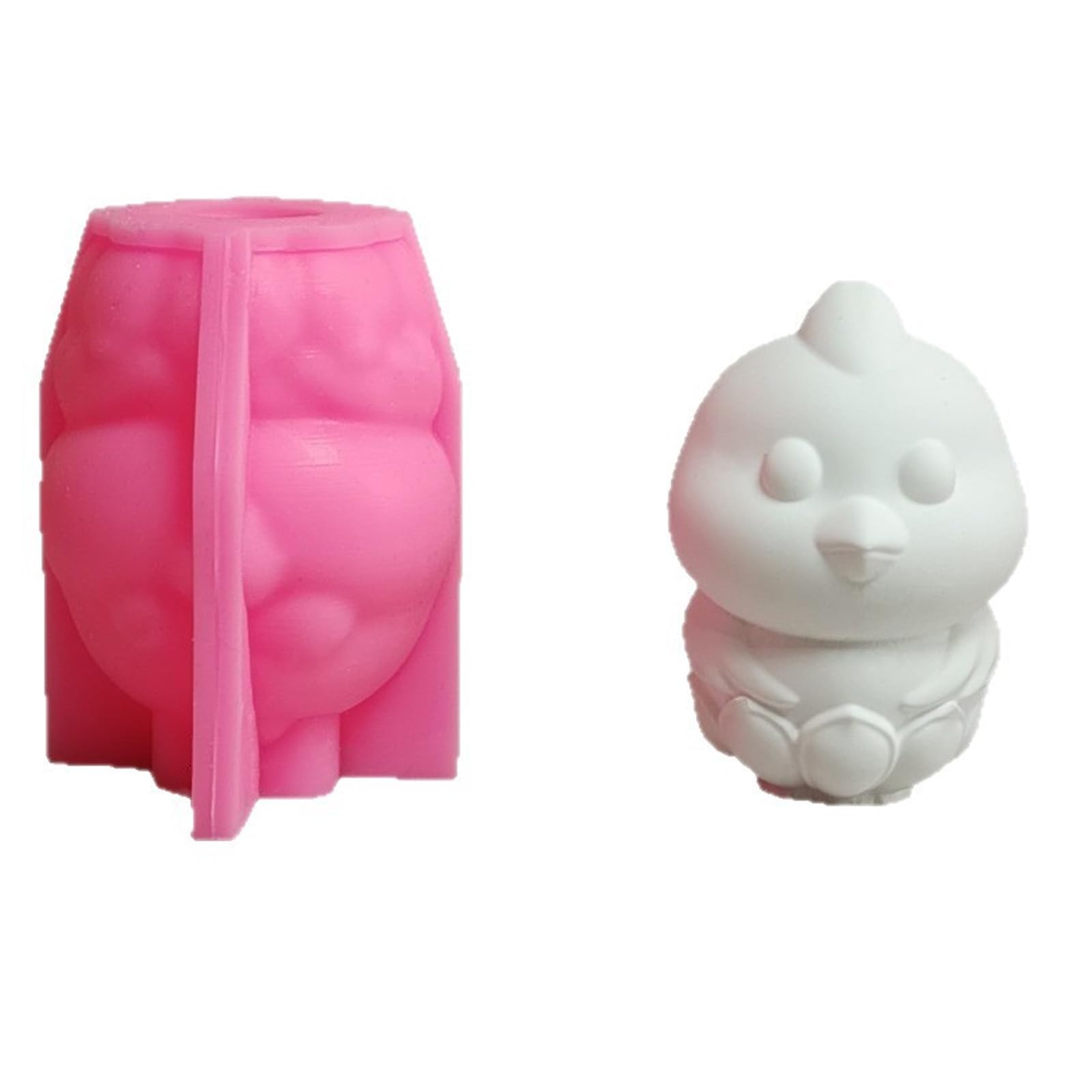 hogtnd Artistic Flowers Chicken Sculpture, Flexible Silicone Mould, Concrete Casting, Craft, Flowers Chicken, Silicone Craft Mould