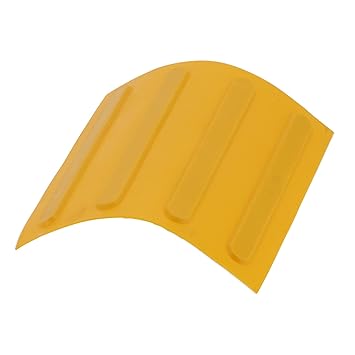 Blind Board, Firm Time Saving and Labor Saving Tactile Paving Line Sturdy and Durable for Most People for Blind Sidewalk Board Anti-Skid Board(Yellow)