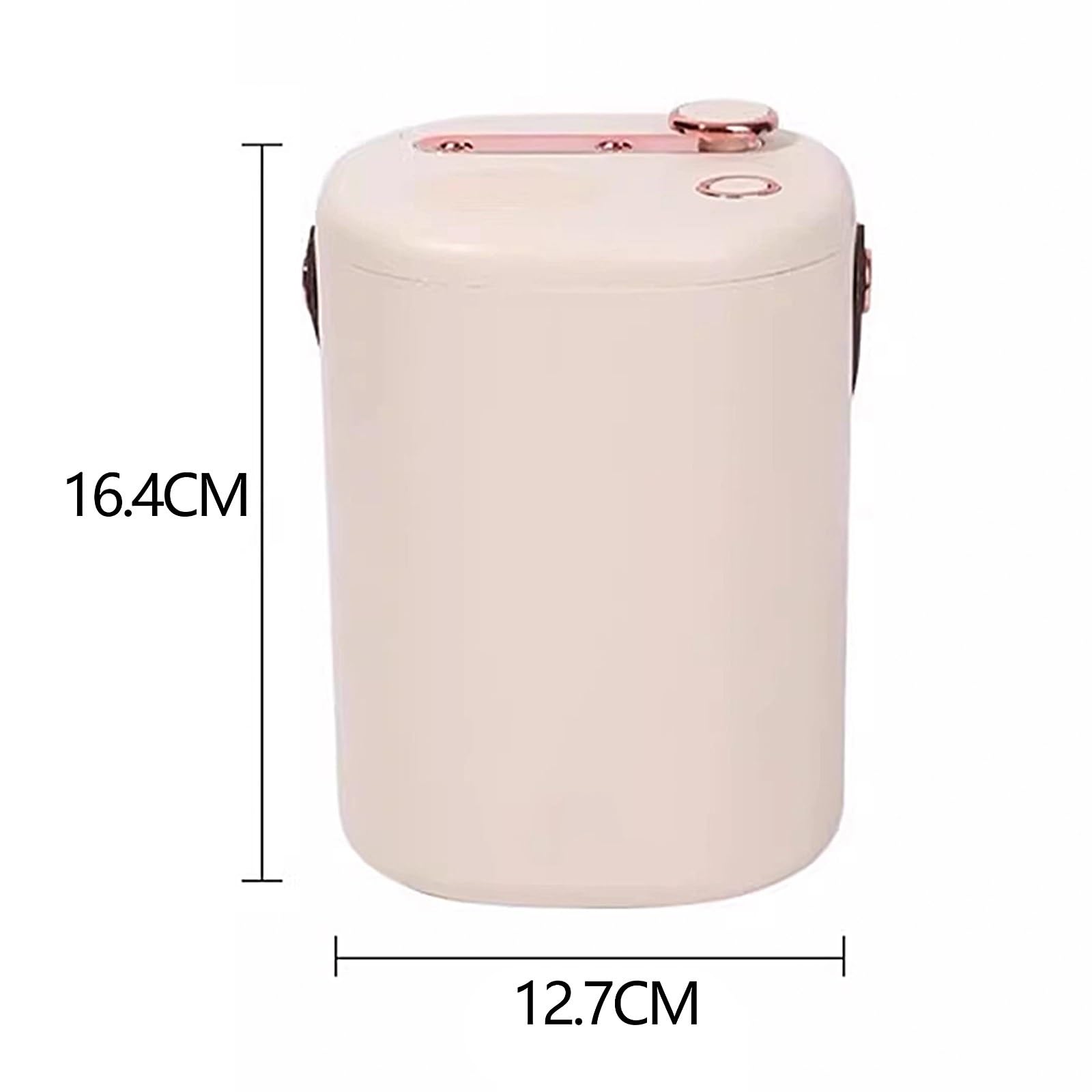 Umidificatore Ambiente con Maniglia, Serbatoio Dells'acqua da 2 Litri, 35dB Silenzioso, Umidificatore con Doppia Porta Spray, 3 Livelli di Volume della Nebbia(Gray)