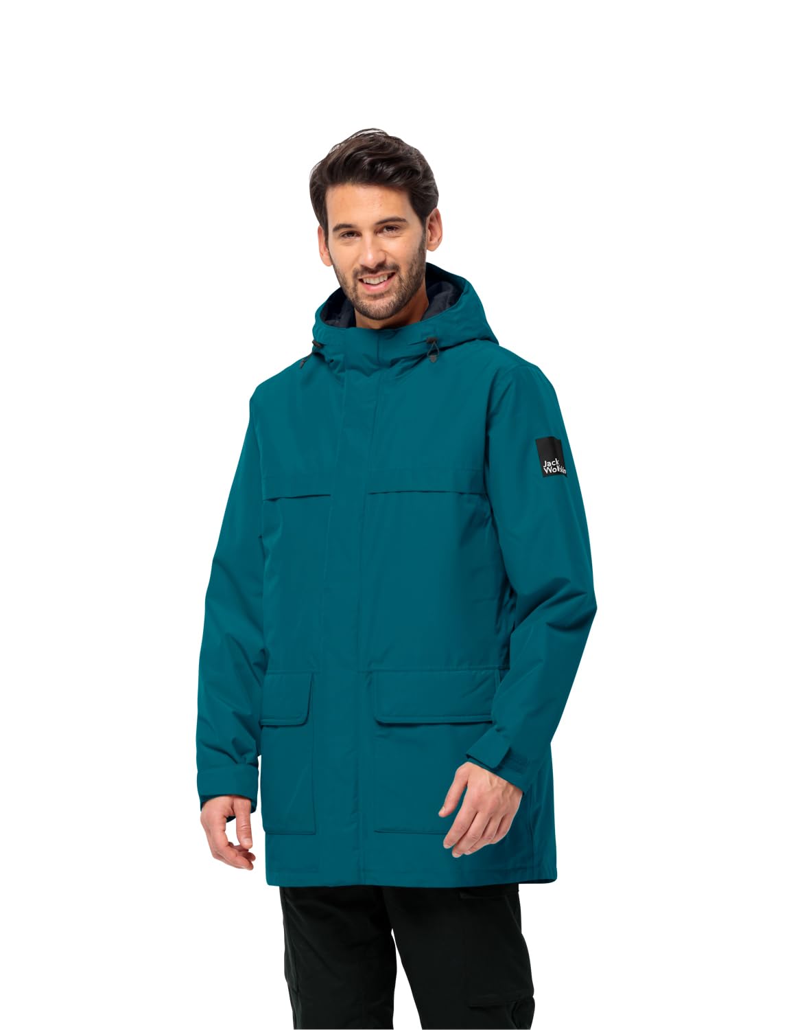Jack Wolfskin Men's Winter Camp Parka Jacket - Midnight Blue, Small