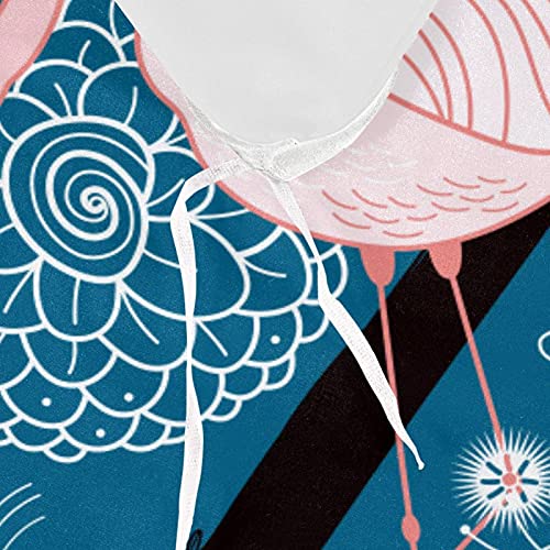 Parure de lit flamant rose housse de couette anti-plis avec taies - 8