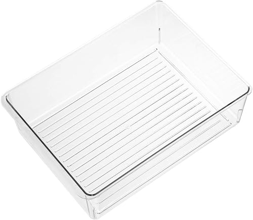 Miniatura 8 de Slideep Contenedor de almacenamiento de alimentos para congelador de cocina, organizador de plástico para refrigerador, contenedores de