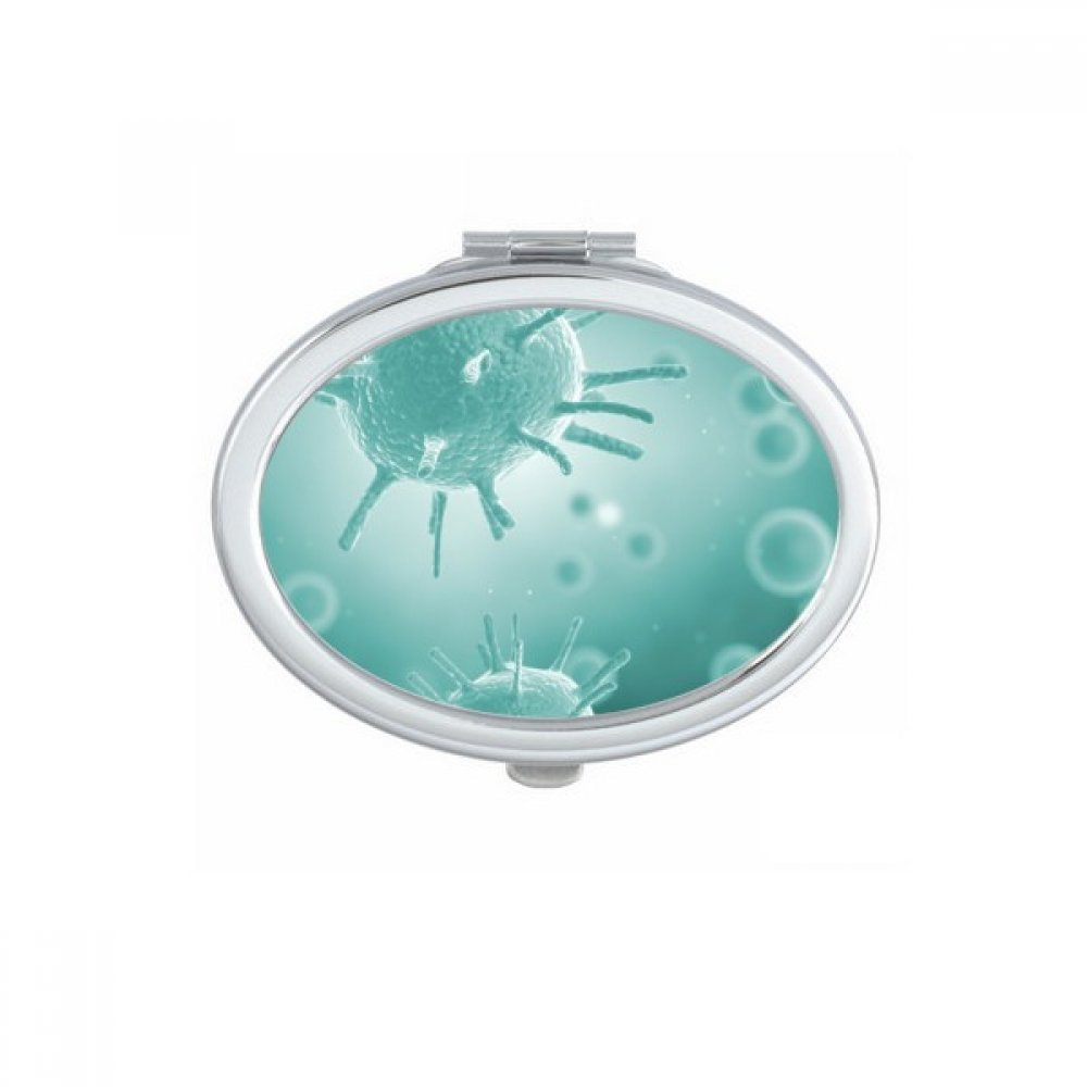 Miroir Ovale Design Meow Patte de Chat Compact Portable - Miroir de Poche Mignon