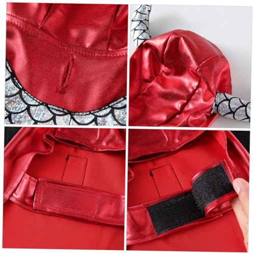 Disfraz para perro NUOBESTY tamaño M color rojo miniatura 6