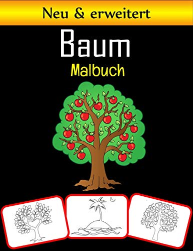 Baum Malbuch: Malbuch für ruhige Bäume (sowohl für Kinder als auch für Erwachsene geeignet) (German Edition)